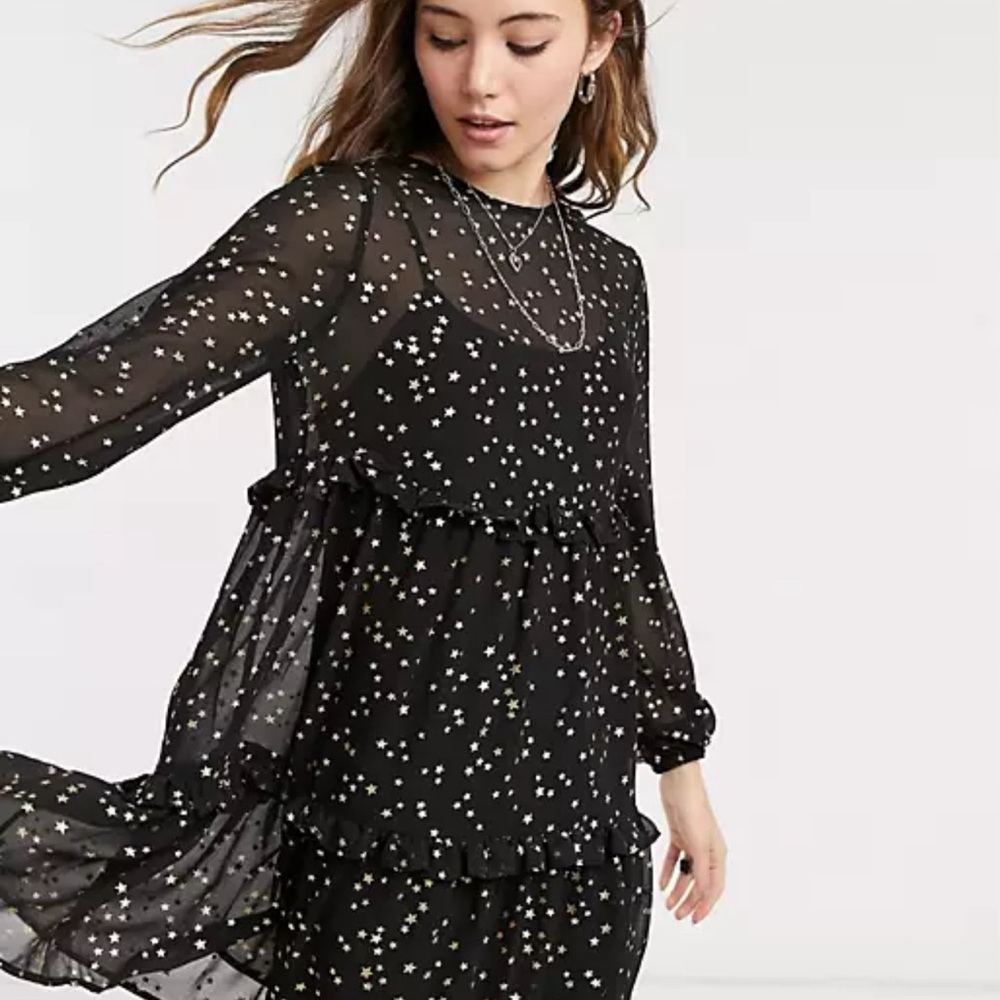 ASOS black stars dress